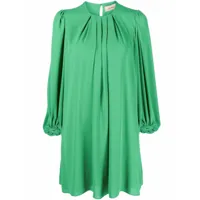 blanca vita robe courte à fronces - vert