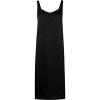 balenciaga robe-nuisette à coupe oversize - noir