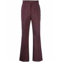 valentino garavani pantalon de costume à coupe droite - violet