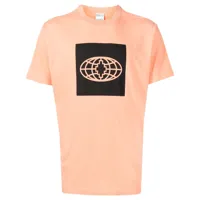 marcelo burlon county of milan t-shirt à logo imprimé - orange