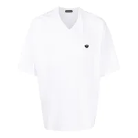 undercover t-shirt à logo brodé - blanc