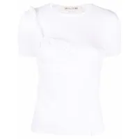 1017 alyx 9sm t-shirt à design asymétrique - blanc