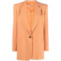 the andamane blazer oversize guia à simple boutonnage - orange