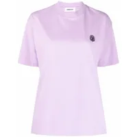 ambush t-shirt en coton à logo brodé - violet