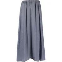toteme jupe longue à taille élastiquée - bleu