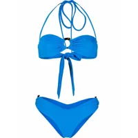 giuseppe di morabito bikini à détail d'anneau - bleu
