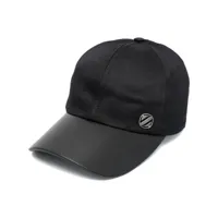 zegna casquette à logo vintage z - noir