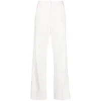 christopher esber pantalon droit à design plissé - blanc