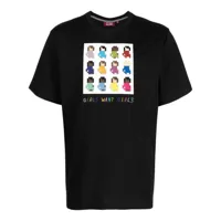 mostly heard rarely seen 8-bit t-shirt en coton à imprimé graphique - noir