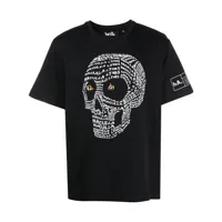 haculla t-shirt à imprimé tête de mort - noir