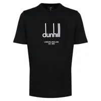 dunhill t-shirt à logo imprimé - noir