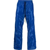 just don pantalon de jogging à logo imprimé - bleu