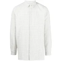 toogood chemise draftsman à carreaux - blanc