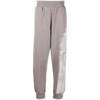 a-cold-wall* pantalon de jogging à imprimé effet de peinture - gris