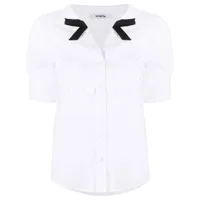 vivetta chemise à détails contrastants - blanc