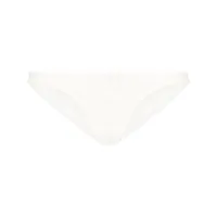 kiki de montparnasse culotte rayée en dentelle - blanc
