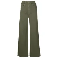 osklen pantalon à taille haute - vert