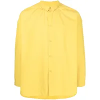 toogood chemise froncée à manches longues - jaune