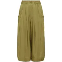 equipment pantalon court à pinces - vert