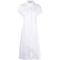 blanca vita robe-chemise en coton à manches courtes