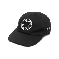 1017 alyx 9sm casquette en coton à logo imprimé - noir