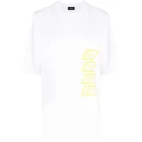 we11done t-shirt à imprimé graphique - blanc
