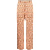 colville pantalon à imprimé abstrait - orange