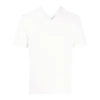 bottega veneta t-shirt en coton à col v - blanc