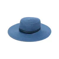 borsalino chapeau à bord large - bleu