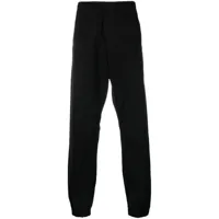 off-white pantalon de jogging en coton mélangés - noir