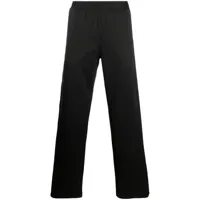 off-white pantalon de jogging à logo en jacquard - noir