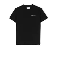 marcelo burlon county of milan kids t-shirt en coton à logo imprimé - noir