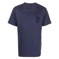 billionaire t-shirt à logo poitrine - bleu