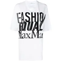 max mara t-shirt à manches courtes - blanc