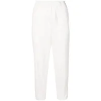 uma | raquel davidowicz pantalon fuselé à taille haute - blanc