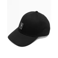 neil barrett casquette à plaque logo - noir