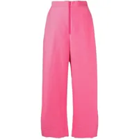rachel comey pantalon droit à coupe courte - rose