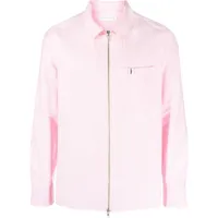 mackintosh chemise en coton à fermeture zippée - rose