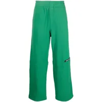 ambush pantalon droit à design à empiècements - vert