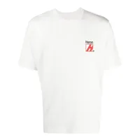 heron preston t-shirt en coton à imprimé graphique - blanc