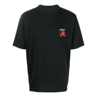 heron preston t-shirt multi censored à logo imprimé - noir