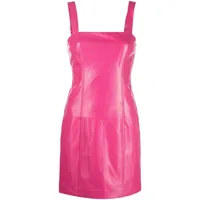 rotate robe courte à encolure carrée - rose