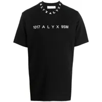 1017 alyx 9sm t-shirt à logo imprimé - noir