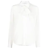 p.a.r.o.s.h. chemise à col lavallière - blanc