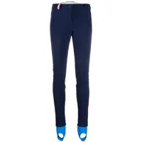 rossignol pantalon de ski fuseau à détails de sous-pieds - bleu