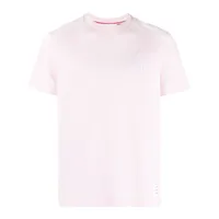 thom browne t-shirt à logo imprimé - rose