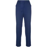 filippa k pantalon de tailleur emma à coupe courte - bleu