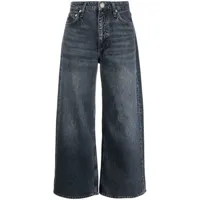 rag & bone jean ample à coupe courte - bleu