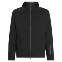 zegna veste zippée à capuche - noir