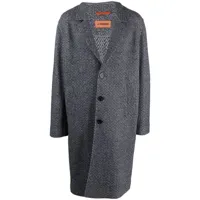 missoni manteau en laine à simple boutonnage - noir